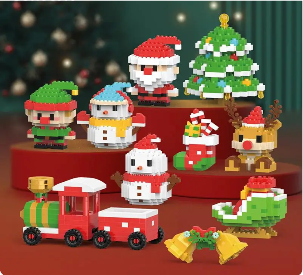 Christmas Building Blocks | HOLIDAY FUN!